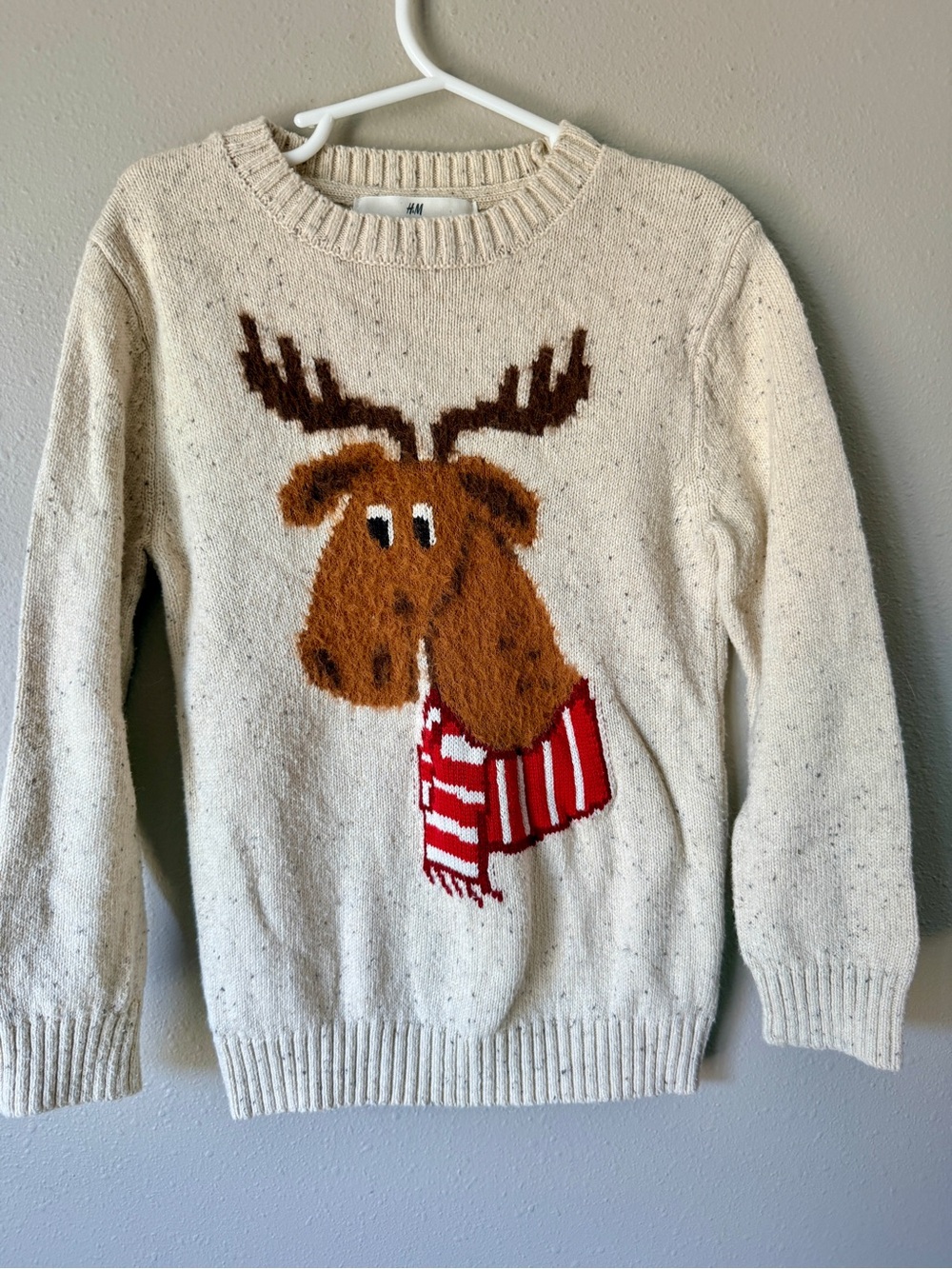 H&M Cream Crewneck Sweater